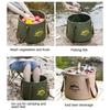 5/10/20LCollapsible Water Bucket Portable Outdoor Foldable Storage Container for Camping Hiking Beach Picnic Storage Basket