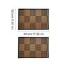 2PCS Heat-Resistant Bamboo Placemat Rectangular Heat-insulating Pad Dining Table Mat  Restaurant