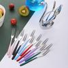 Colorful 304 Stainless Steel Fruit & Dessert Forks