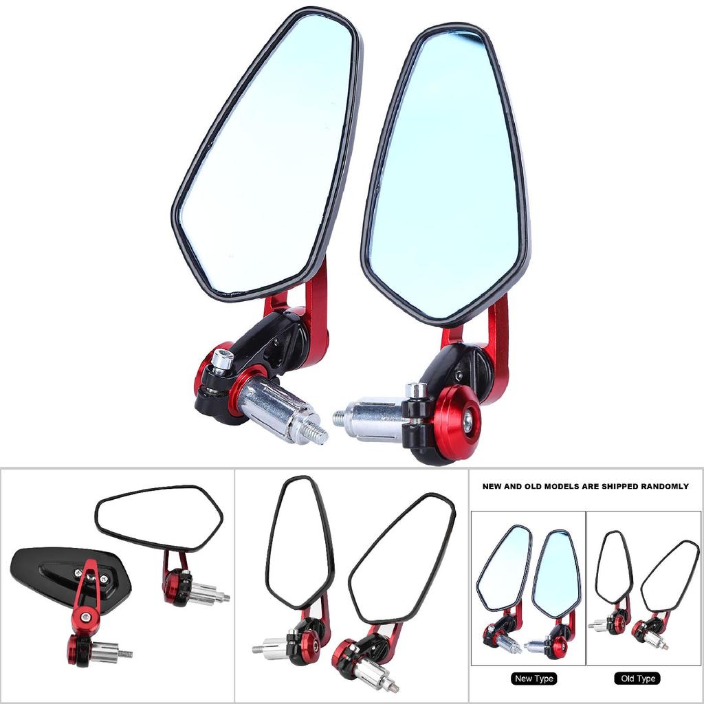 2 szt./para Uniwersalne lusterko motocyklowe 7/8" 22mm Lusterka wsteczne do skuterów elektrycznych Lusterka wsteczne do rowerów elektrycznych Lusterko wsteczne boczne wypukłe