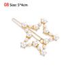 1PC Popular Hairpins For Girls Fashion Imitiation Pearl Hair Clip Snap Barrettes Women Handmade Pearl Flowers Hair Accessories