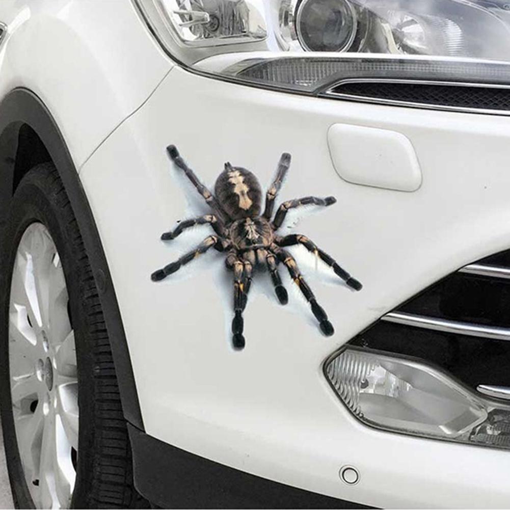 Adesivo per Auto 3D Lucertola Scorpione Ragno 3D Modello Animale Decorazione Decalcomania Finestrino Specchietto Paraurti Veicolo Resistente all'Acqua Alta Adesività