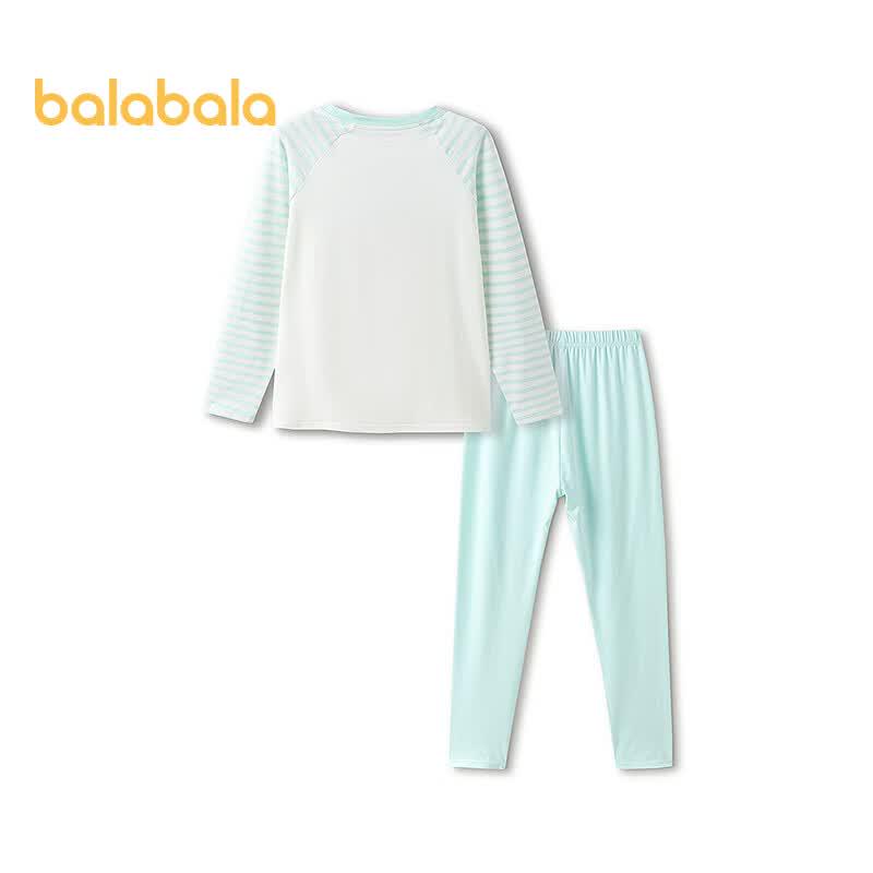 Balabala Girls' Chiikawa Cartoon Long-Sleeve Base Layer Set