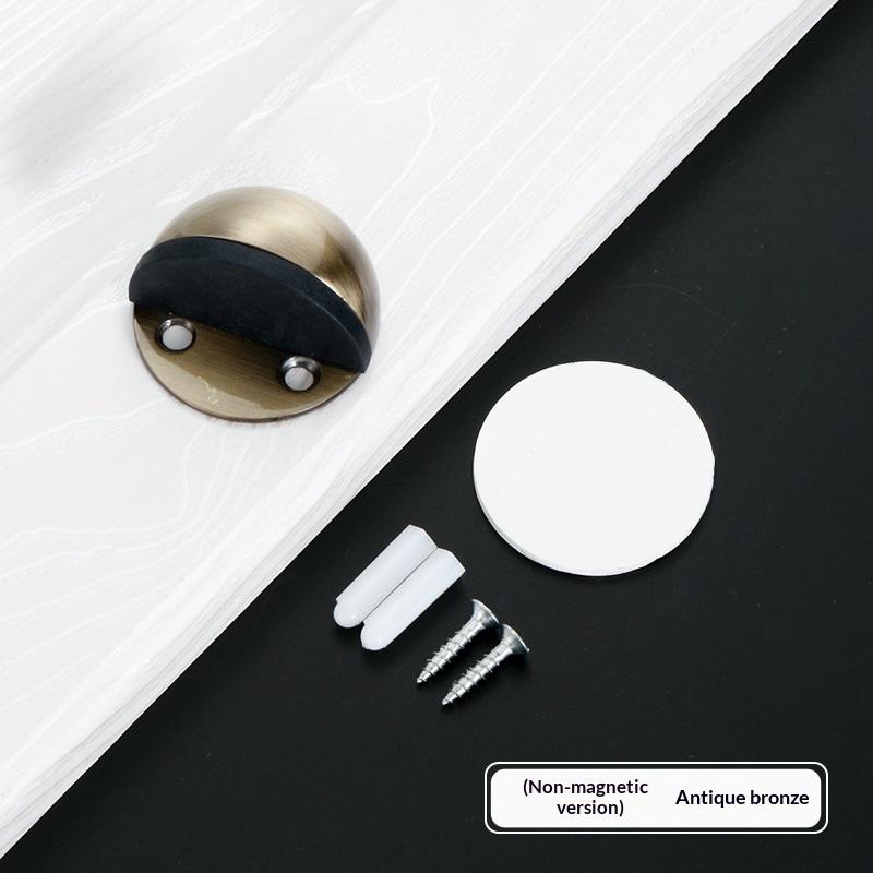 §1 Set Silicone Anti-Collision Buffer New No-Drill Magnetic Door Stopper For Glass & Bedroom Doors Windproof Floor Mount