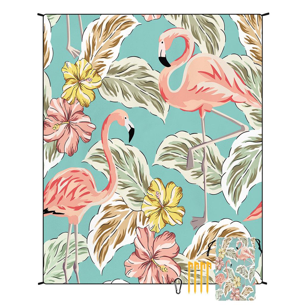 Bohemian Beach Mat Moisture-proof Mat Outdoor Seat Cushion Picnic Mat Customized Tent Camping Floor Mat 180 * 220CM 550g