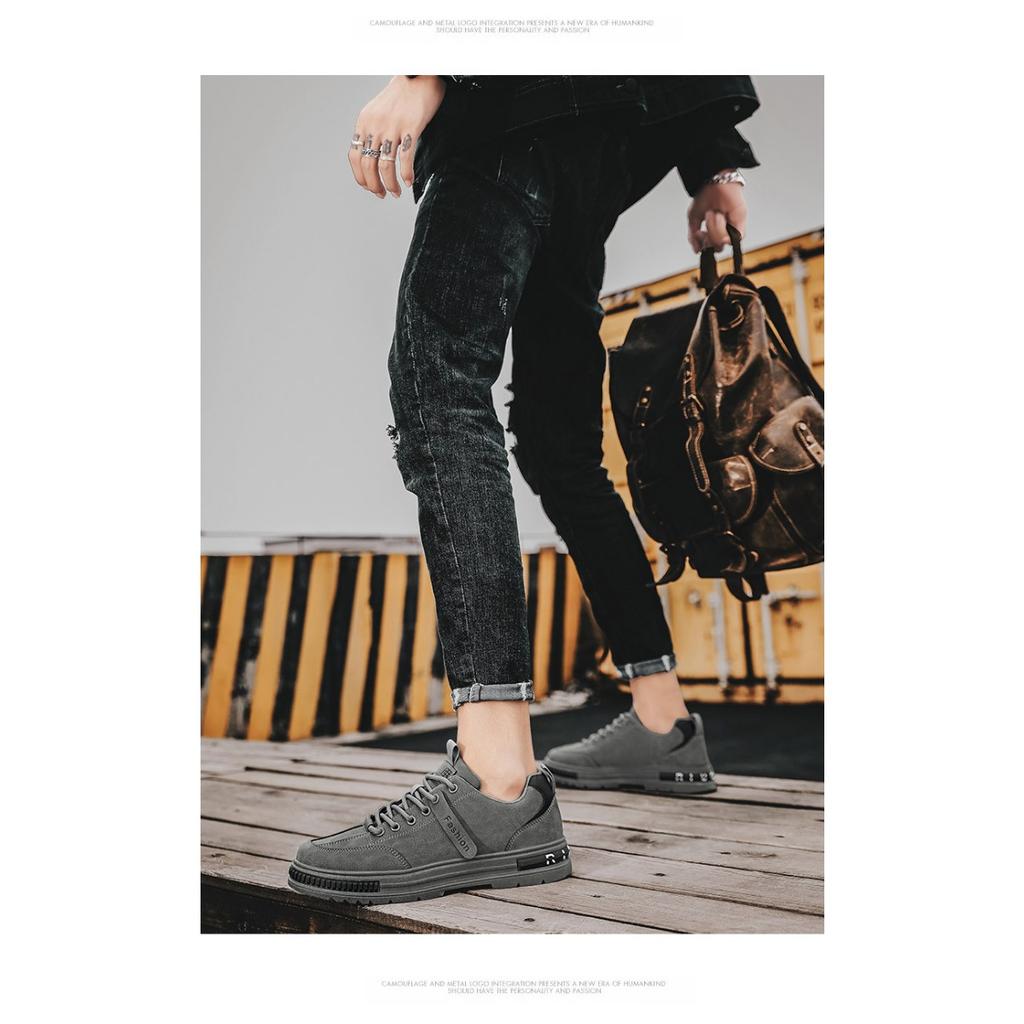 New Wear-resistant and Non-slip Construction Site Tooling Shoes Trendy Versatile Shoes Men's Work Shoes