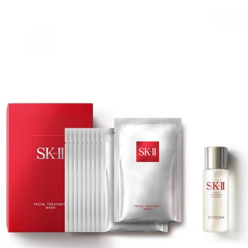 Skii Facial Treatment Mask 10 Sheets Or Whitening Source Dam Revival Mask Set PITERA MASK/unpacked