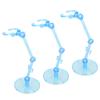 10PCS Action Figure Stand Plastic Translucent Doll Model Support Display Holder Base for 6 Inch Dolls Blue
