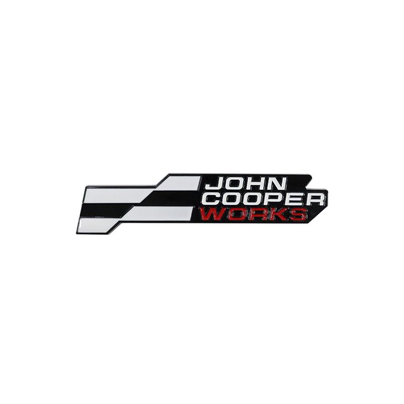 JOHN COOPER WORKS New Badge Car Stickers for BMW MINI JCW Metal Refit Rear Trunk Logo Personality Body Grille Nameplate Mark Or2