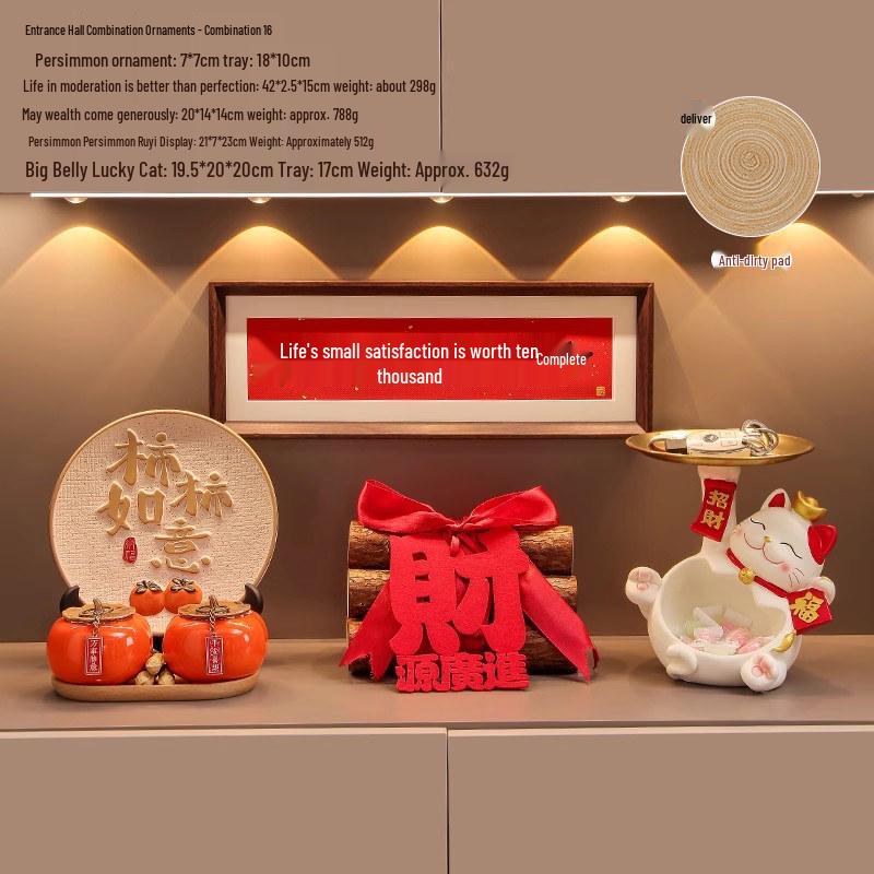 Prosperous New Chinese Style Housewarming Decoration Set