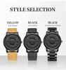 FOXBOX/Lige Magnetic Levitation Men's Watch - Black Tech Creative Concept.