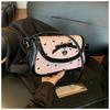 Pink bow bag summer new niche high-end design underarm shoulder messenger bag women