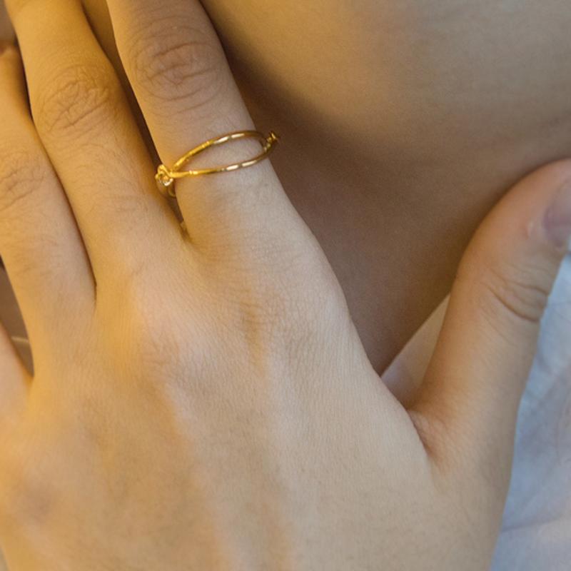 Nuavo Tulip Ring Gold