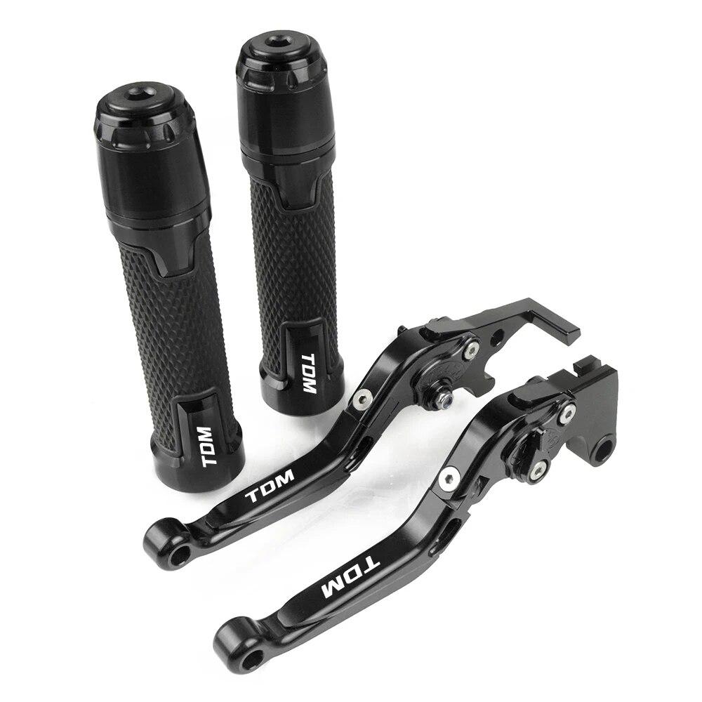 For Yamaha TDM 900 2004-2014 2007 2008 2009 2010 2011 Motorcycle Brake Clutch Lever Extendable Adjustable Hand Grip Handlebar