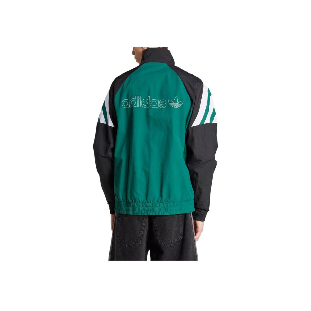 Adidas Originals Loose Fit Zip Long Sleeve Jacket Men Jacket Green JX3053