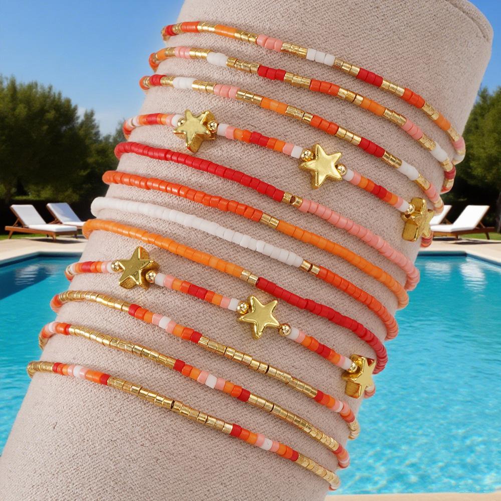 12pcs Cute christmas Rope Charm Girls Kids Bracelets Jewelry Friendship Gift