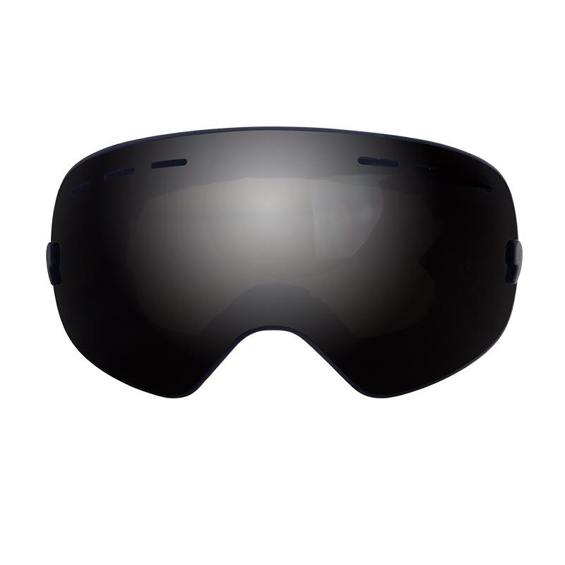 

Directly supplied outdoor double-layer anti-fog and windproof sports glasses, compatible with prescription lenses, goggles, ski goggles for men and Black Frame Gray Piece