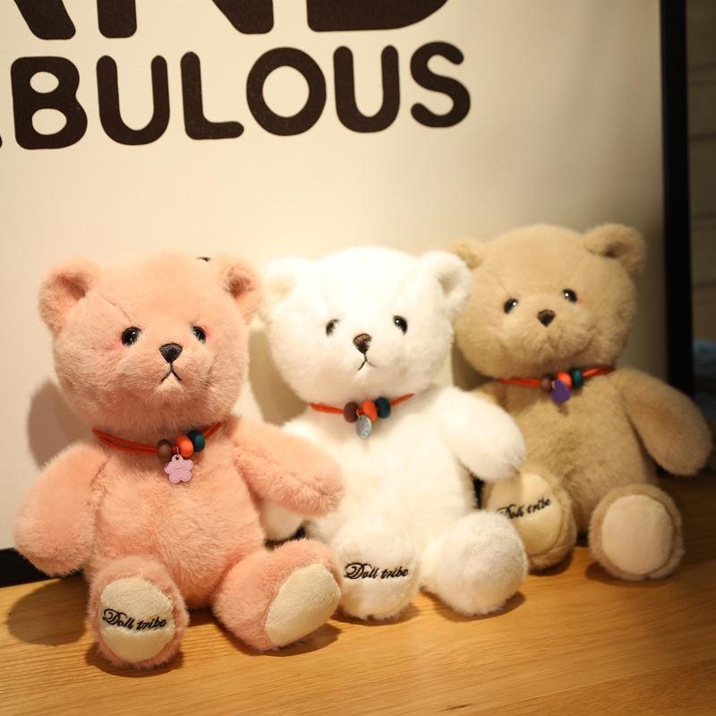 Lucky Teddy Bear Plush Toy For Girls Soft And Cuddly Stuffed Animal For Birthday Gift