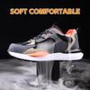 New Summer Breathable Men Safety Work Shoes Sneakers Anti Puncture Outdoor Indestructible Steel Toe Anti Smashing Male Footwear