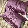 Luxury Blending Mulberry Silk Pillowcase Satin Soft Silky Two-sided Pillow Case Skin Beauty Skin Friendly Pillow Cover Solid