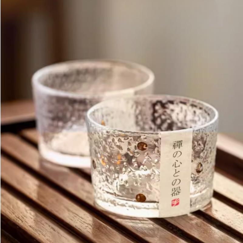 Glasbecher im japanischen Stil Fuji-Berg, modisches Tumblerglas, hitzebeständiges Glas, Wasserbecher, Kaffeetasse, Rotwein-Whiskyglas