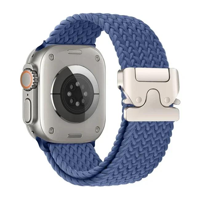 Braided Solo Loop Strap For Apple Watch Ultra 2 band 49mm 44mm 45mm 46mm 40mm 41mm 42mm Bracelet iWatch Series 10 9 SE 8 7 6 5 4