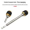 Hex Shank Large Head Quick Release Self-Locking Drill Extension Rod