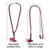 Braided Phone Lanyard Long Crossbody Shoulder Strap Adjustable Outdoor Sports Mountaineering Rope Anti Loss Neck Phone Strap