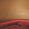 Excellent LOUIS VUITTON Driving shoes LV logo metal loafers Red series 6.5 Used