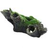 Artificial Resin Dead Wood Hole Hiding Cave Aquarium Fish Tank Ornament Decor Landscaping