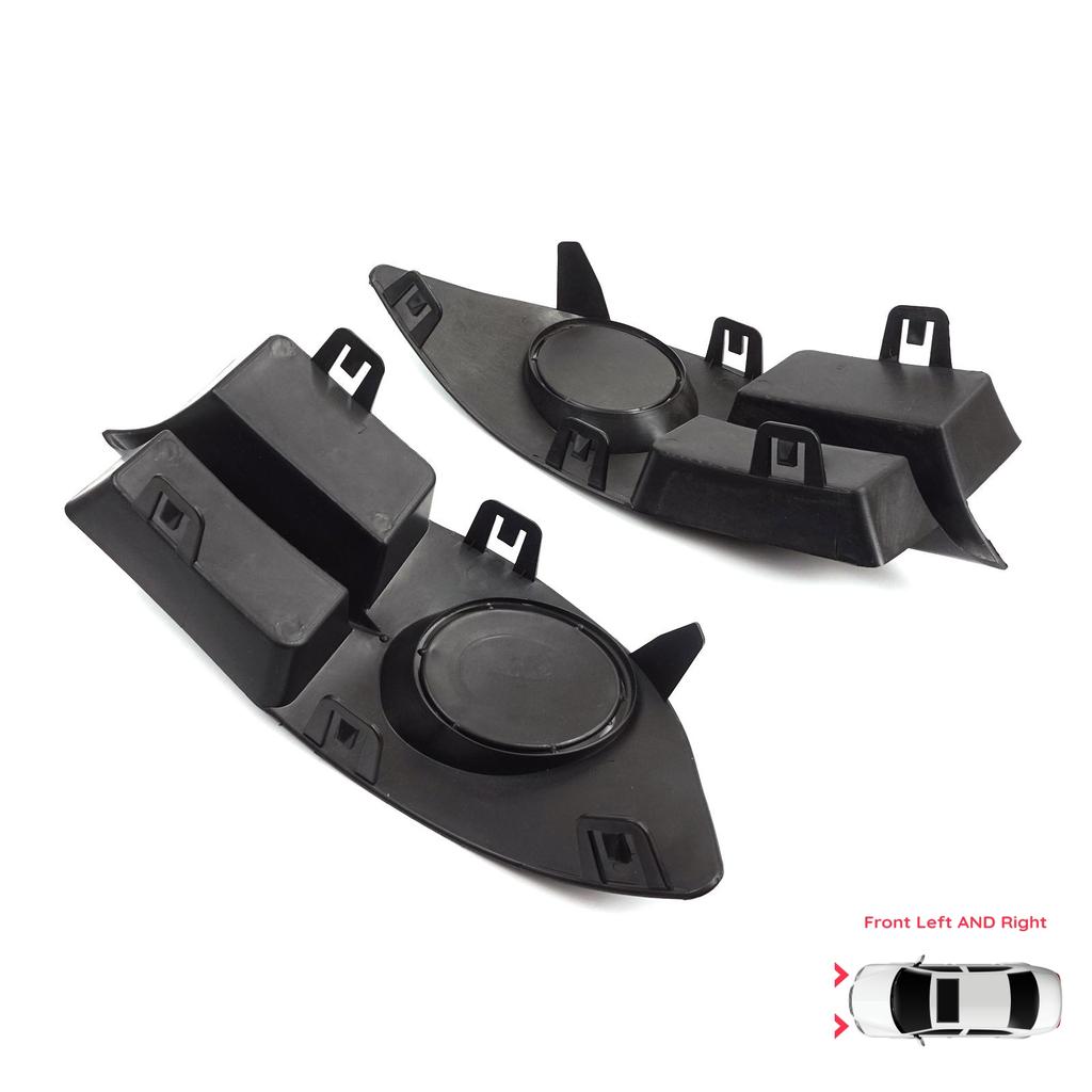 ESP1243 Front Bumper Fog Light Frame Housing Left Right for Renault Clio II Phase 4 Symbol MK1 Campus 2006-2008 7702295498