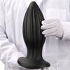 Black Yu'er Sucker Rear Court Big Anal Plug Fisting Training Soft Anal Expansion Silicone Super Large Anal Plug Dildo