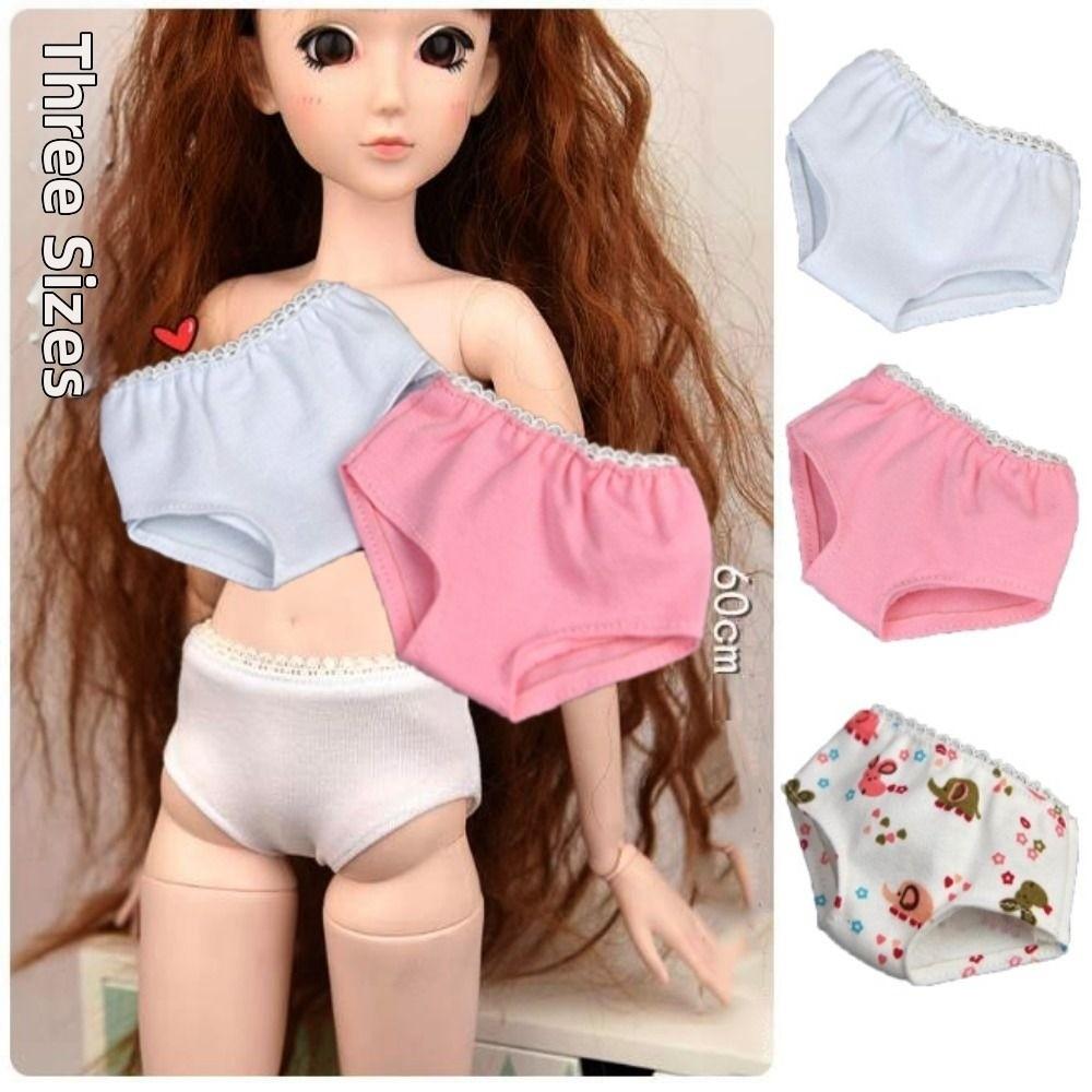 DIY Spitze Baumwolle Unterwäsche Niedliche Puppenkleidung Accessoires Slips Unterwäsche 1/3 BJD Puppe/60cm Puppe