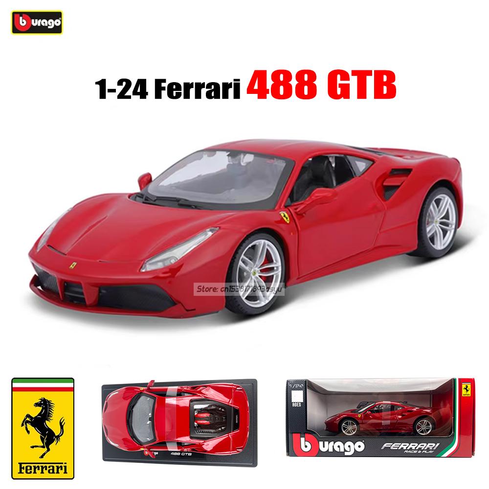 Burago 1:24 Ferrari 12 Cilindri LAFERRARI 250 SF90 Roma F12 PUROSANCUE SP1 ENZO Legierung Automodell Diecast Spielzeugsammlung Geschenk