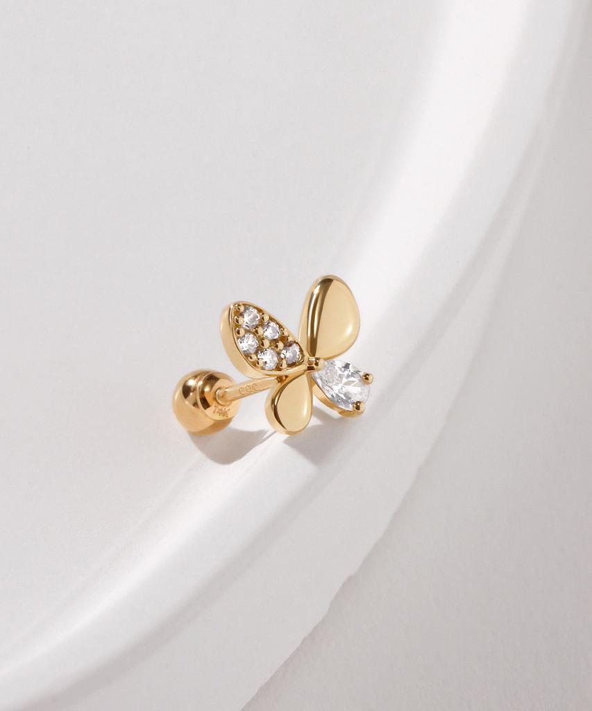 Mcel 14K Vivian Butterful Butterfly Piercing