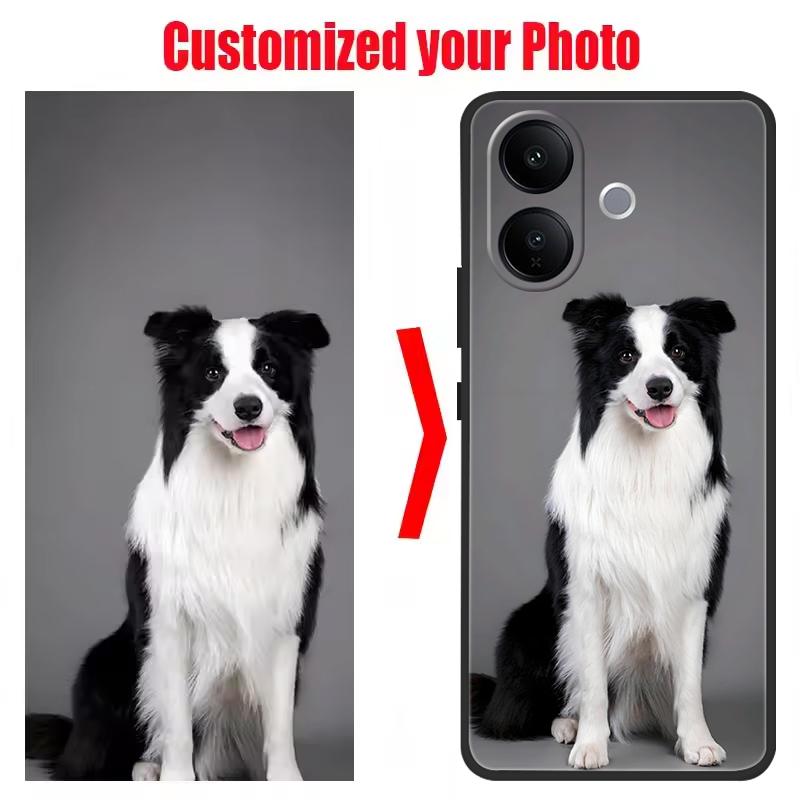 Custom Case For VIVO V40 V50 V60 Lite Y300 X300 X100 Ultra X200 Pro Mini X200FE X200S X100S DIY Soft TPU Silicone Phone Cover