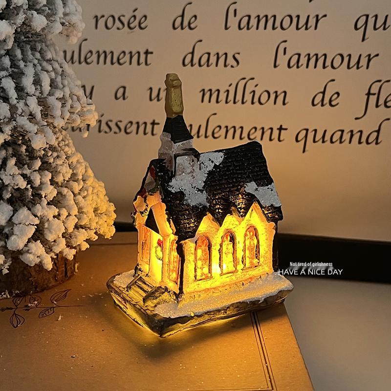 Luminous Snow House Night Light - Christmas Gift & Home Decoration.