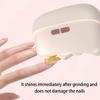 2 in 1 Electric Nail Clippers with Dust Storage Polishing and LED Light,Safety Fingernail Trimmer Nail Cutter Kid Adult