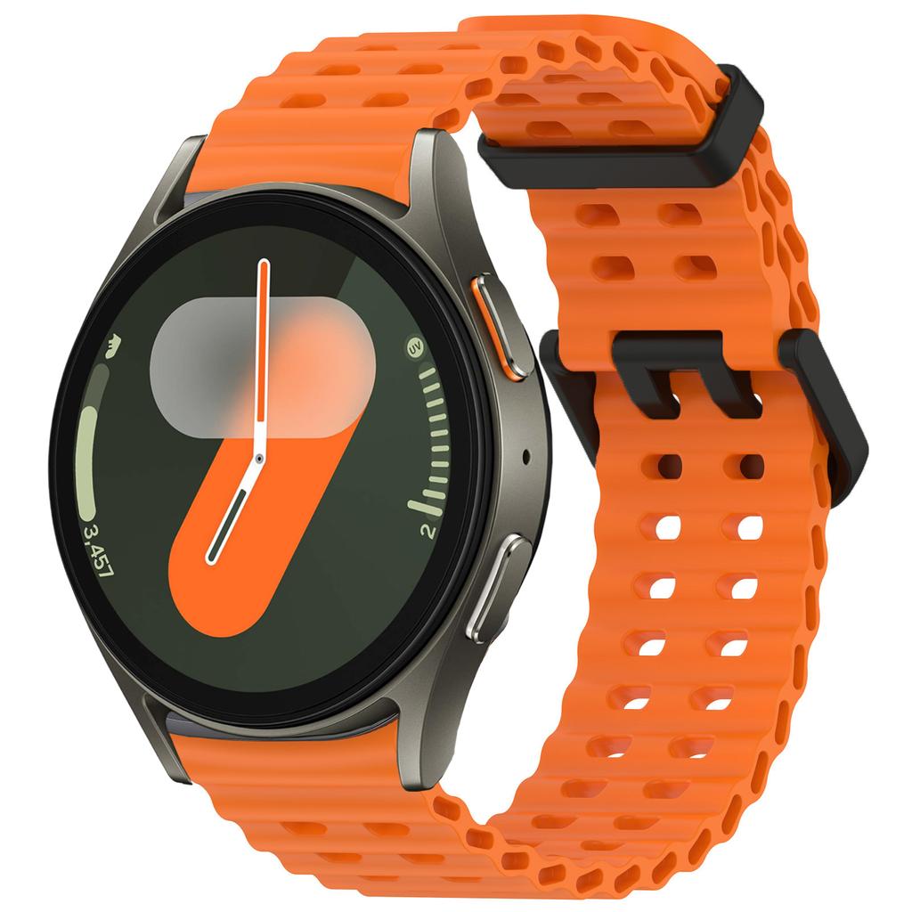 Ocean Band for Samsung Galaxy Watch 7 FE 5 6 4 Classic 5 pro 40 44mm NO Gaps Silicone Bracelet correa Galaxy Watch6 watch4 Strap