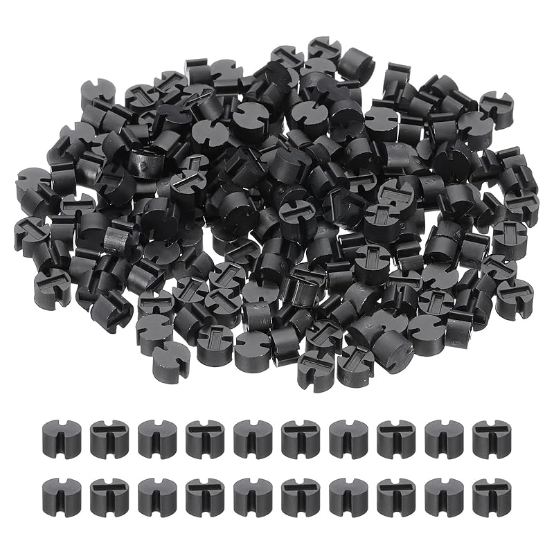 

PATIKIL 200 Pcs LED Spacer, 4mm OD 4mm Height Double Pit LED Holder Socket Light Emitting Diode Light Isolation Column PCB Mount Support for 3mm 5mm 5x3mm