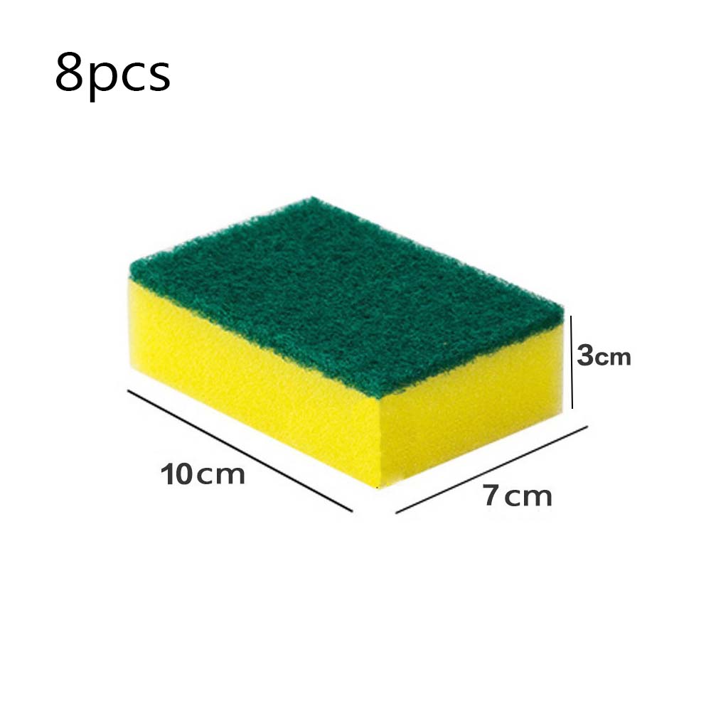 High Absorbency Kitchen Sponges Durable Double-Layer Design Removes Oil and Rust Suitable for Cleaning Utensils and Cookware