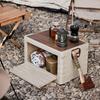 Storage Bin, Camping Box with Handle, Folding for Fishing