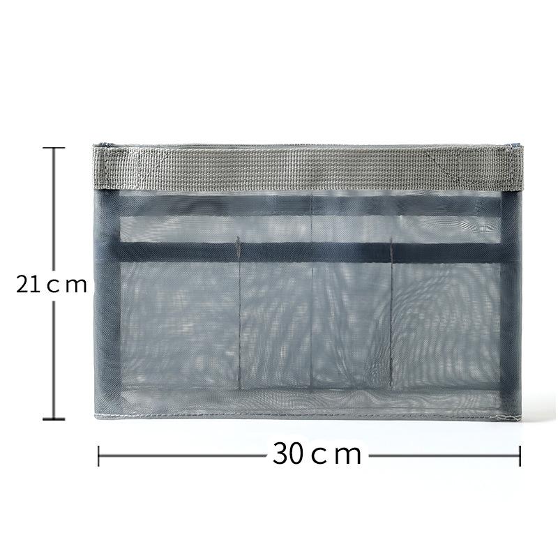 Organizer Insert Bag Women Nylon Mesh Travel Handbag Purse Travel Inner Makeup Cosmetic Bag Female Tote Pouch Storage Bag Ladies