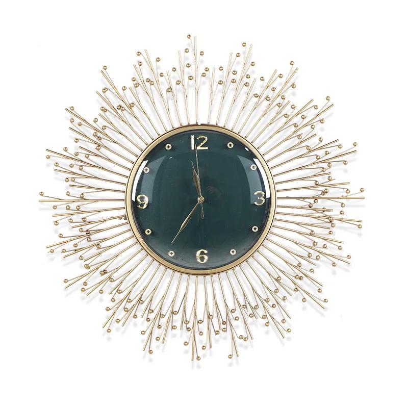 Light Luxury Wall Clock, Living Room Clock Modern Minimalist Decoration Clock Wall Hanging Creative Watch
