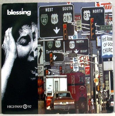7inch Record BLESSING - Highway 5 '92 MCS1603 MCA Records 1992 UK Rock Used