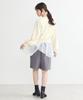 music Sweatshirt set of side slit knit and flare tank for ivory [earth & ecology] 2 women,