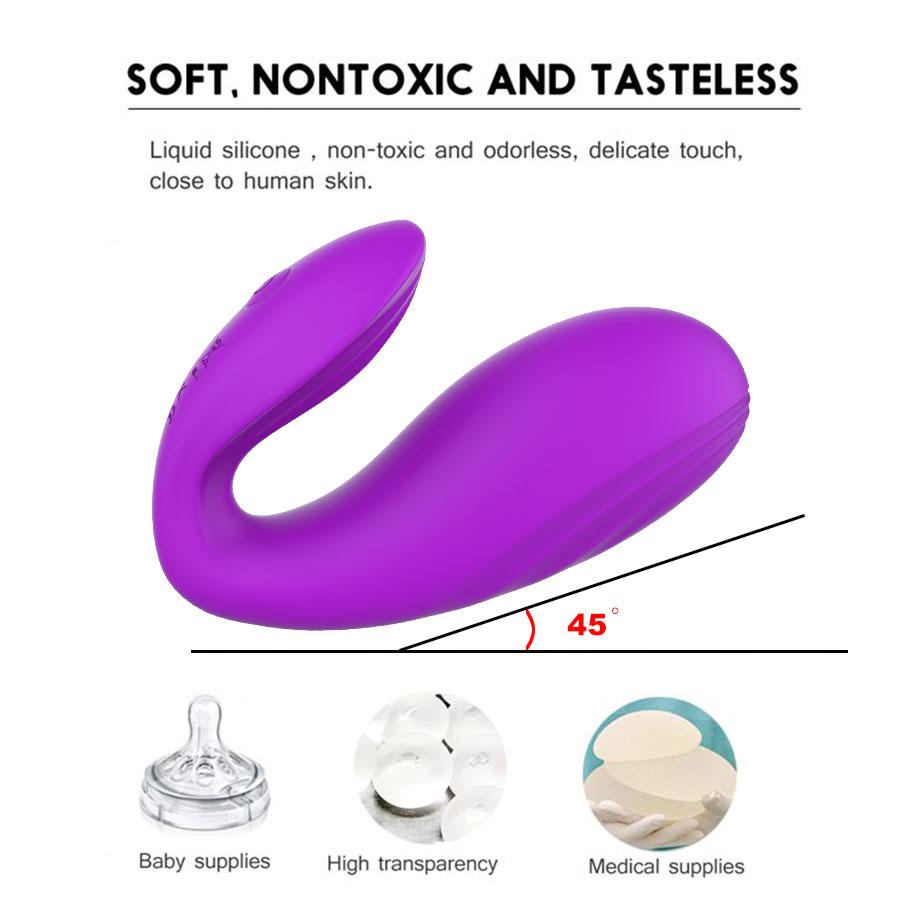 Nositelný vibrátor pro ženy s dálkovým ovládáním Dual Motor Mute Neviditelné kalhotky Vibrační G Spot Clit Stimulating Masager 10 režimů Sexuální hračky pro dospělé