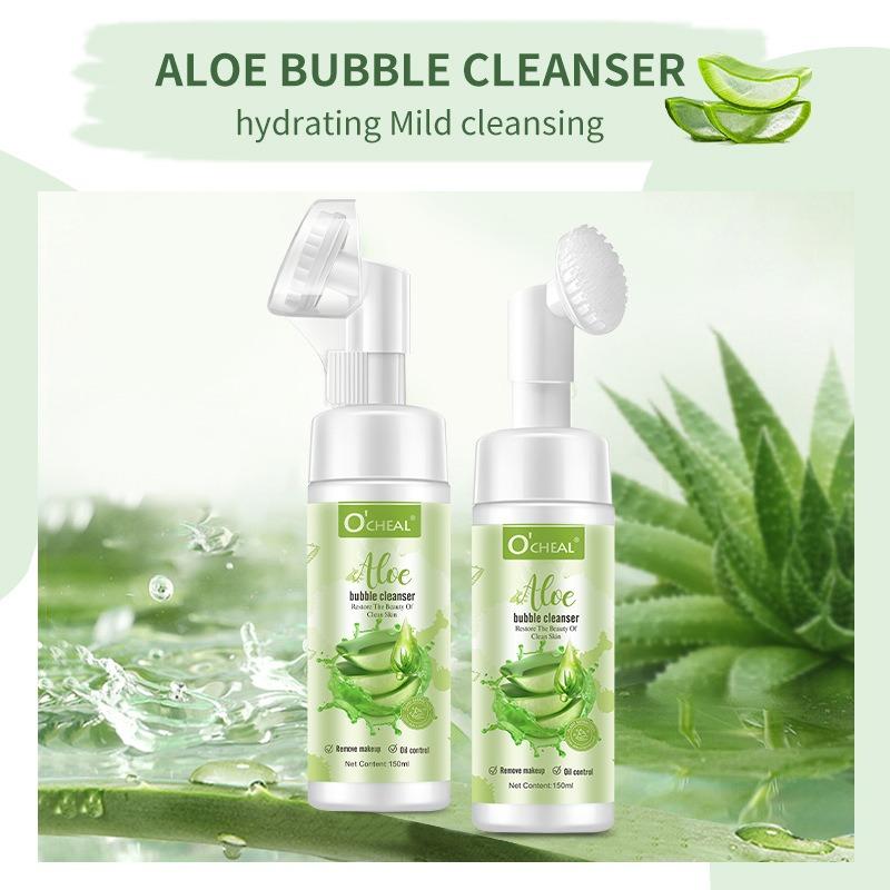 O'CHEAL Avocado Aloe Amino Acid Facial Wash Cleansing Foam Moisturising & Nourishing Cleanser