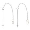 Stainless Steel Hanging Chicken Feeders with Adjustable Chain and Vegetable Skewers for Bird Cage Enrichment and Foraging Stimulation