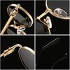 Fashion Brand Luxury Designer Sunglasses Men Women Vintage Leopard Oval Trendy Party Shades Glasses Outdoor Travel Sunglasses